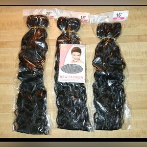 💎 3 Bundle Deal – Water Wave Human Hair (16” 18” 20”)